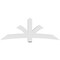 Ekena Millwork Davenport Architectural Grade PVC Gable Bracket, 84"W x 31 1/2"H x 6"D x 6"F, 9/12 Pitch GBP084X32X0606DAV00 - alternate 5